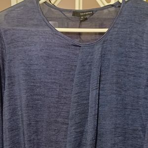 Blue/Gray Harve Benard Long-Sleeve Top - XL